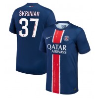 Billiga Paris Saint-Germain Milan Skriniar #37 Hemma fotbollskläder 2024-25 Kortärmad